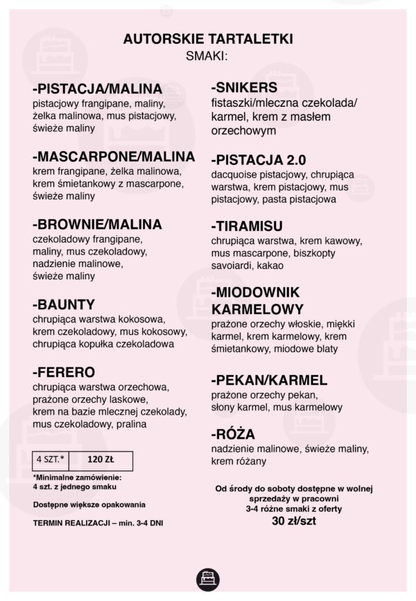 TARTALETKI (INNE SMAKI)